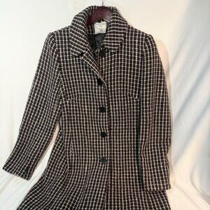 Charles Gray Vintage Wool Coat Women’s L Made England 75% Wool